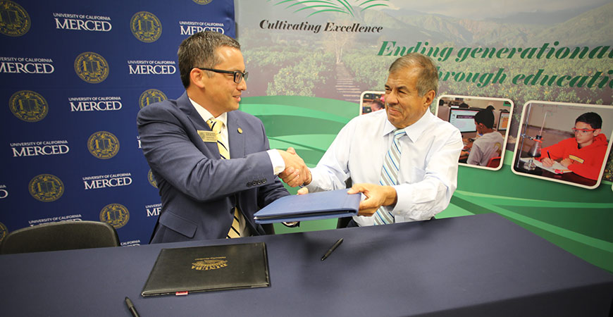 UC Merced announced the expansion of the Merced Automatic Admission Program (MAAP) for students at Dinuba Unified School District (DUSD).